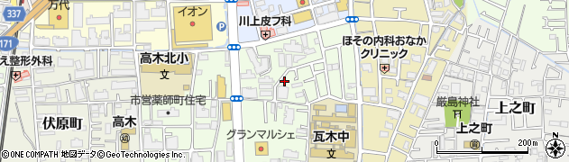 兵庫県西宮市薬師町周辺の地図