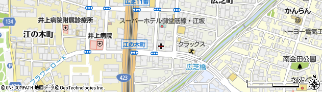 ホットスタッフ北大阪周辺の地図