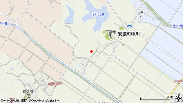 〒514-2318 三重県津市安濃町中川の地図