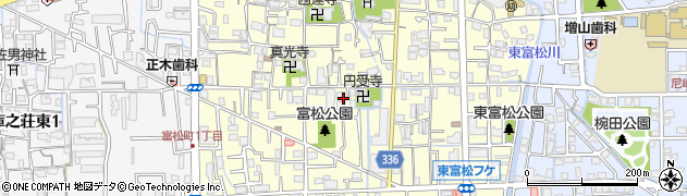 兵庫県尼崎市富松町1丁目25周辺の地図