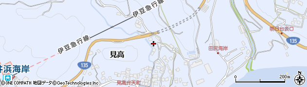 静岡県賀茂郡河津町見高599周辺の地図