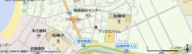 伊豆森林管理署松崎森林事務所周辺の地図