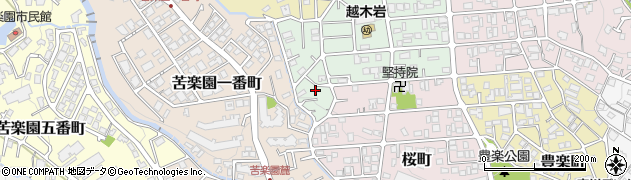 兵庫県西宮市美作町3周辺の地図