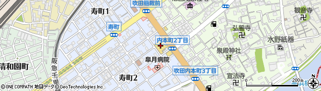 大阪トヨペット吹田店周辺の地図