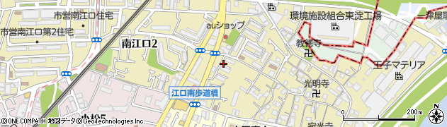 大阪府大阪市東淀川区南江口周辺の地図
