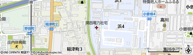 関西電力小曽根社宅Ｃ周辺の地図