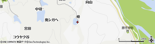 京都府木津川市加茂町法花寺野（峰）周辺の地図