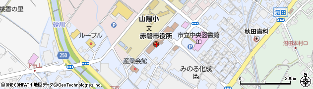 岡山県赤磐市周辺の地図