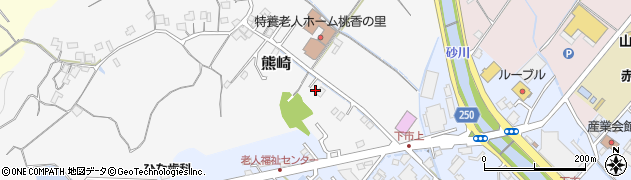 岡山県赤磐市熊崎179周辺の地図