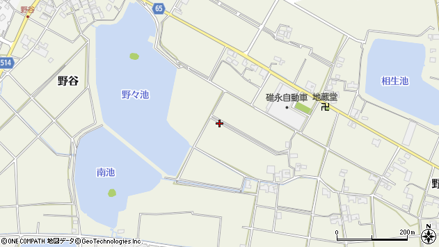 〒675-1103 兵庫県加古郡稲美町野谷の地図