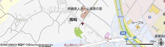岡山県赤磐市熊崎177周辺の地図