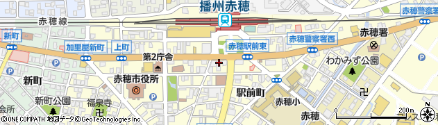 播州信用金庫赤穂支店周辺の地図