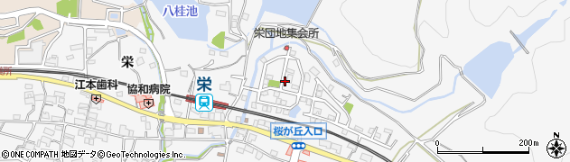 栄西公園周辺の地図
