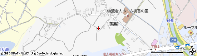 岡山県赤磐市熊崎243周辺の地図