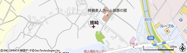岡山県赤磐市熊崎236周辺の地図