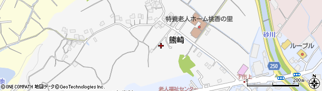 岡山県赤磐市熊崎240周辺の地図