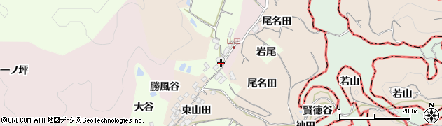 京都府木津川市加茂町北（岩尾）周辺の地図