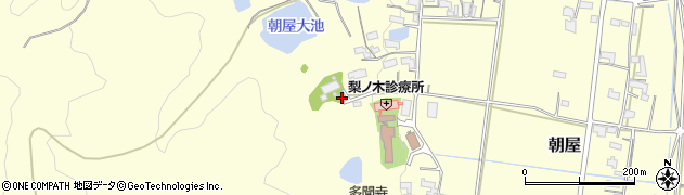 三重県伊賀市朝屋713周辺の地図