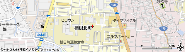 大阪府寝屋川市楠根北町周辺の地図