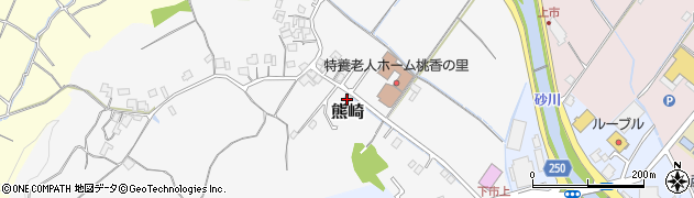 岡山県赤磐市熊崎267周辺の地図
