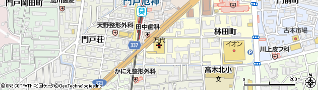 ｍａｎｄａｉ西宮門戸店周辺の地図