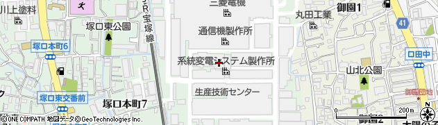 兵庫県尼崎市塚口本町8丁目周辺の地図