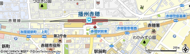 赤穂駅周辺の地図