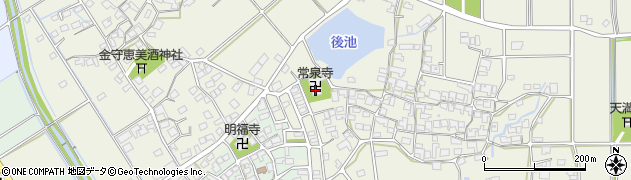常泉寺周辺の地図