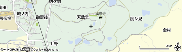 京都府木津川市山城町椿井（天敷堂）周辺の地図