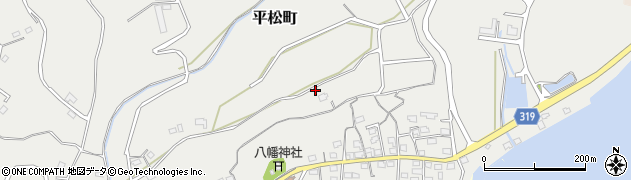 静岡県浜松市中央区平松町周辺の地図