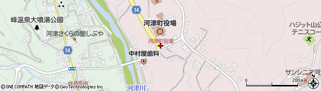 河津町役場周辺の地図