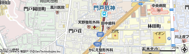 株式会社いかりスーパーマーケット　門戸店周辺の地図