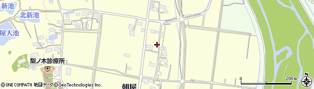 三重県伊賀市朝屋312周辺の地図