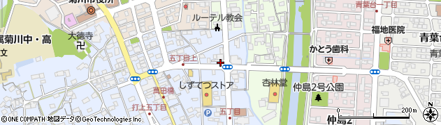 ヘアースタジオＩＷＡＳＡＫＩ　静岡・菊川店周辺の地図
