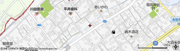三輪中日新聞店周辺の地図