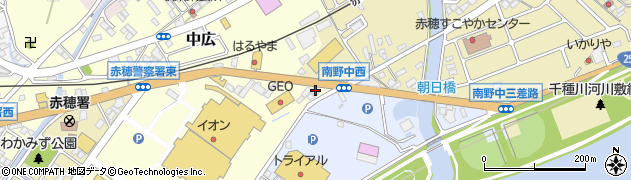 赤穂自動車整備工場周辺の地図