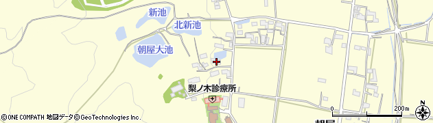 三重県伊賀市朝屋705周辺の地図