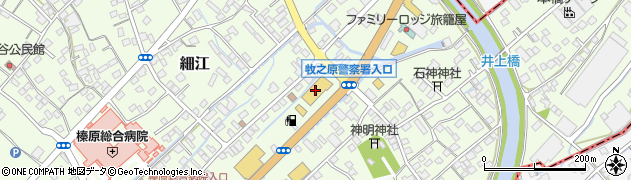 マツヤデンキカワムラ榛原店周辺の地図