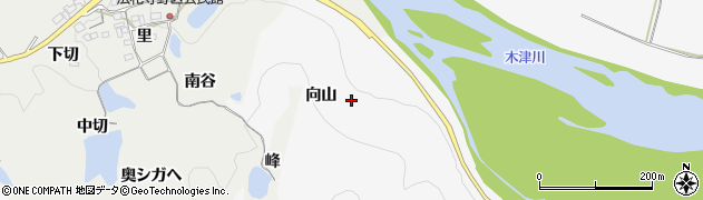 京都府木津川市加茂町河原（向山）周辺の地図
