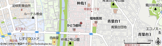 静岡県菊川市仲島周辺の地図