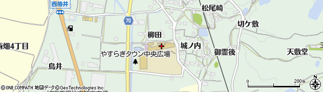 京都府木津川市山城町椿井（柳田）周辺の地図