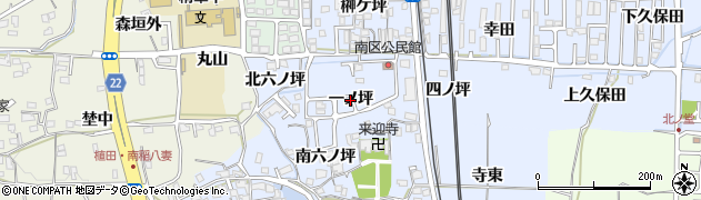 京都府精華町（相楽郡）祝園（一ノ坪）周辺の地図