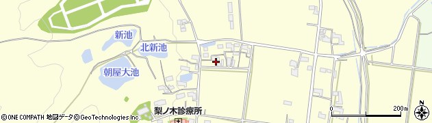 三重県伊賀市朝屋257周辺の地図