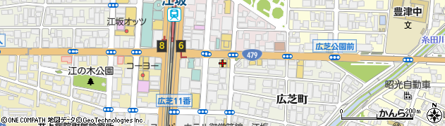 キリン堂薬局　北大阪店周辺の地図