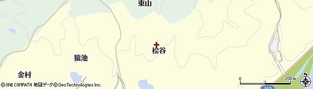 京都府木津川市山城町上狛（桧谷）周辺の地図