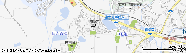 兵庫県神戸市西区押部谷町西盛周辺の地図