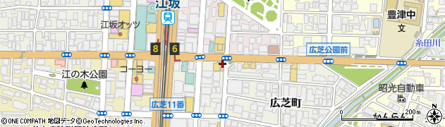 株式会社ローソン　大阪北支店周辺の地図