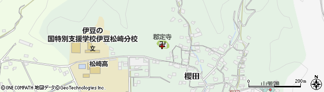 郡定寺周辺の地図