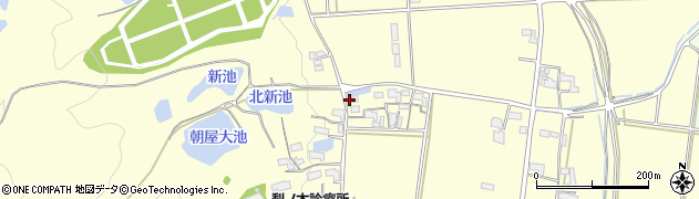 三重県伊賀市朝屋268周辺の地図