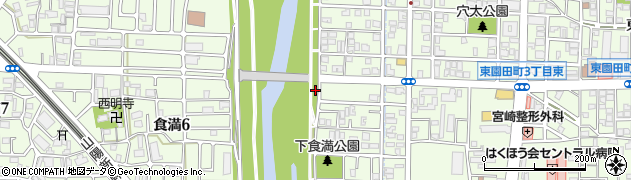 兵庫県尼崎市下食満周辺の地図